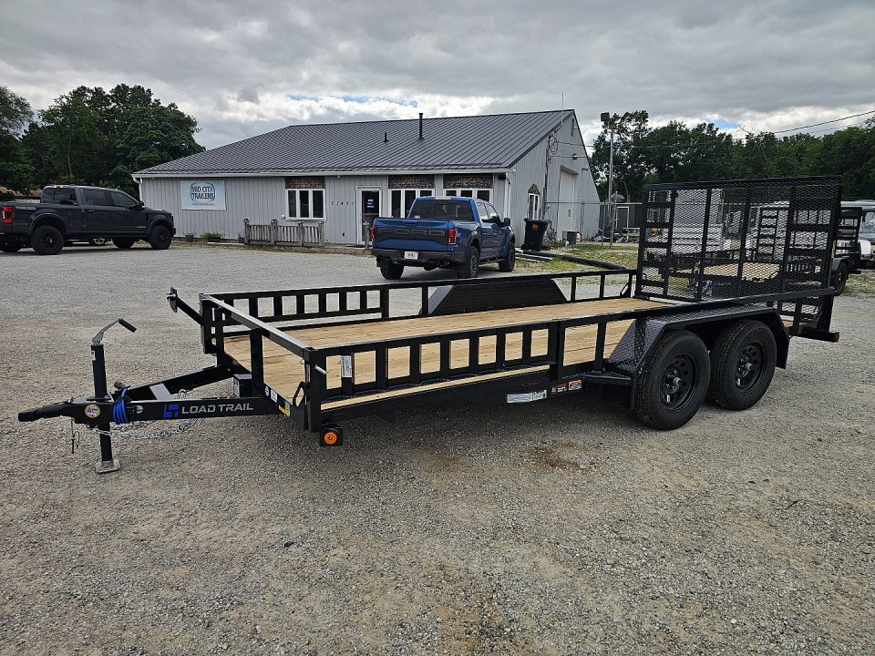 New 2026 Load Trail 83 X 16 TANDEM AXLE UTILITY TRAILER SIDE LOAD RAMPS Utility Trailer