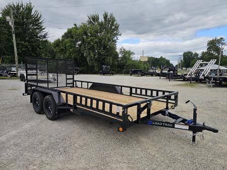 New 2026 Load Trail 83 X 16 TANDEM AXLE UTILITY TRAILER SIDE LOAD RAMPS Utility Trailer