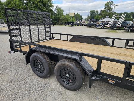 New 2026 Load Trail 83 X 16 TANDEM AXLE UTILITY TRAILER SIDE LOAD RAMPS Utility Trailer
