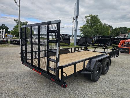 New 2026 Load Trail 83 X 16 TANDEM AXLE UTILITY TRAILER SIDE LOAD RAMPS Utility Trailer