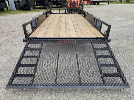 New 2026 Load Trail 83 X 16 TANDEM AXLE UTILITY TRAILER SIDE LOAD RAMPS Utility Trailer