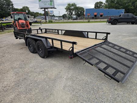 New 2026 Load Trail 83 X 16 TANDEM AXLE UTILITY TRAILER SIDE LOAD RAMPS Utility Trailer