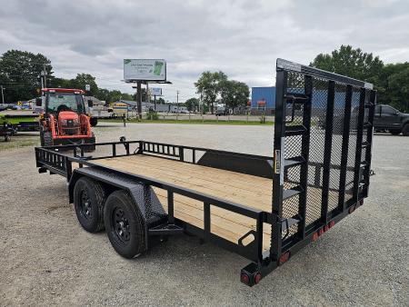 New 2026 Load Trail 83 X 16 TANDEM AXLE UTILITY TRAILER SIDE LOAD RAMPS Utility Trailer