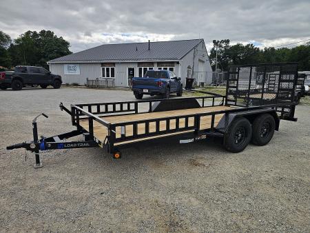 New 2026 Load Trail 83 X 16 TANDEM AXLE UTILITY TRAILER SIDE LOAD RAMPS Utility Trailer