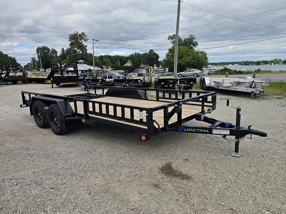 New 2026 Load Trail 83 X 16 TANDEM AXLE UTILITY TRAILER SIDE LOAD RAMPS Utility Trailer