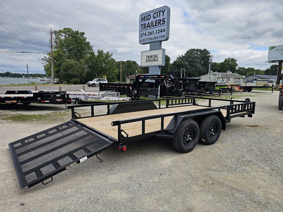 New 2026 Load Trail 83 X 16 TANDEM AXLE UTILITY TRAILER SIDE LOAD RAMPS Utility Trailer