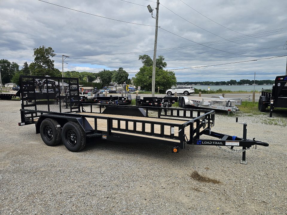 New 2026 Load Trail 83 X 16 TANDEM AXLE UTILITY TRAILER SIDE LOAD RAMPS Utility Trailer