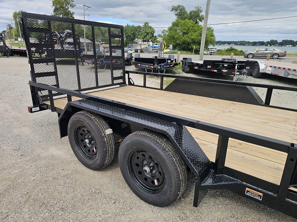 New 2026 Load Trail 83 X 16 TANDEM AXLE UTILITY TRAILER SIDE LOAD RAMPS Utility Trailer