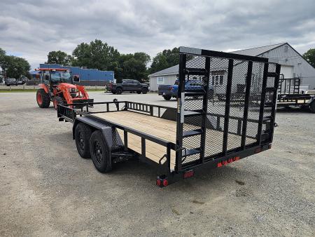 New 2026 Load Trail 83 X 16 TANDEM AXLE UTILITY TRAILER SIDE LOAD RAMPS Utility Trailer