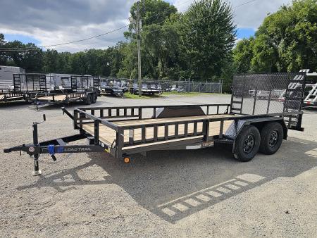 New 2026 Load Trail 83 X 16 TANDEM AXLE UTILITY TRAILER SIDE LOAD RAMPS Utility Trailer