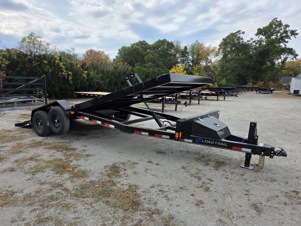 New 2026 Load Trail 83" x 22' 14K GVWR Tandem Axle Rapid Loader Tilt Deck CAR HAULER SXS UTV Tilt Trailer