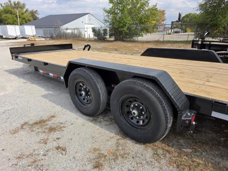 New 2026 Load Trail 83" x 22' 14K GVWR Tandem Axle Rapid Loader Tilt Deck CAR HAULER SXS UTV Tilt Trailer
