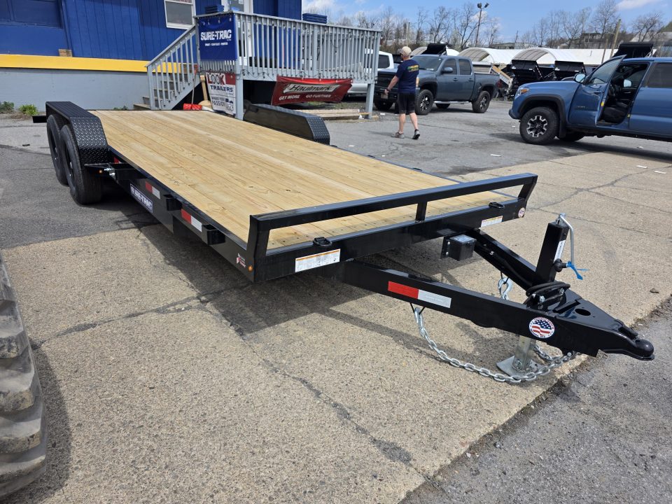 New 2026 Sure-Trac 7X20 10K - WOOD DECK Car Hauler
