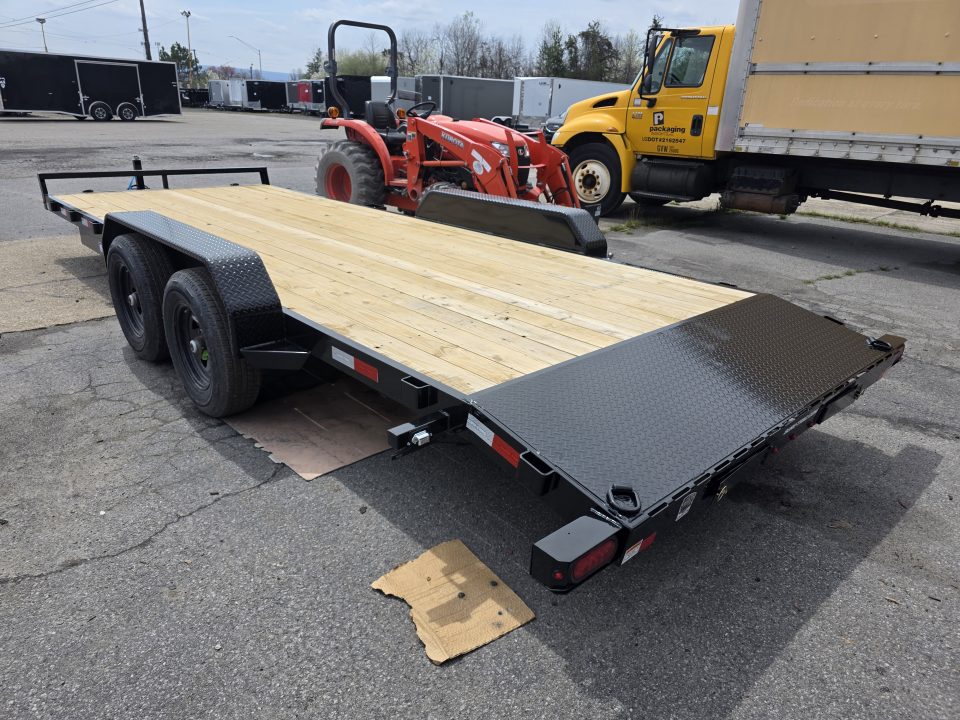 New 2026 Sure-Trac 7X20 10K - WOOD DECK Car Hauler