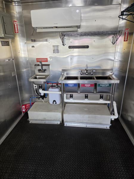 New USED 2024 South Georgia Cargo Trailers 7x16 TA 7k Concession Trailer Cargo / Enclosed Trailer