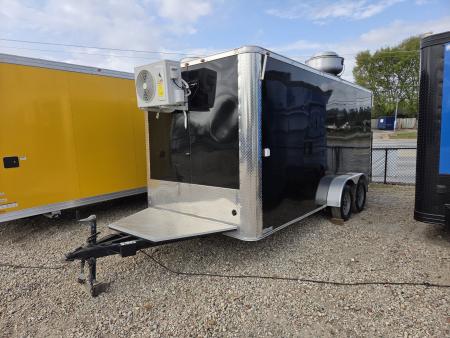 New USED 2024 South Georgia Cargo Trailers 7x16 TA 7k Concession Trailer Cargo / Enclosed Trailer