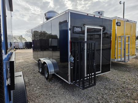 New USED 2024 South Georgia Cargo Trailers 7x16 TA 7k Concession Trailer Cargo / Enclosed Trailer