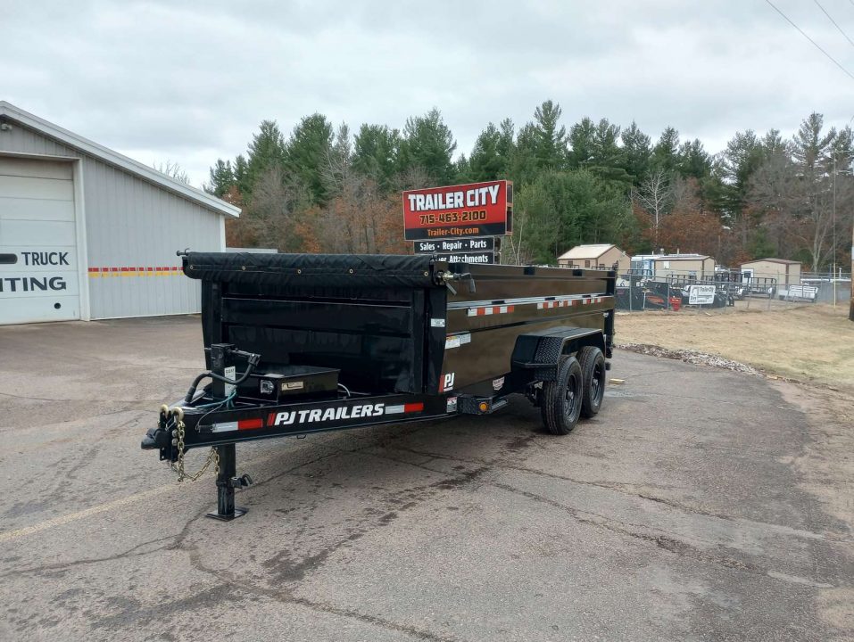 Used 2024 PJ Trailers 83" x 16' DM Dump Trailer