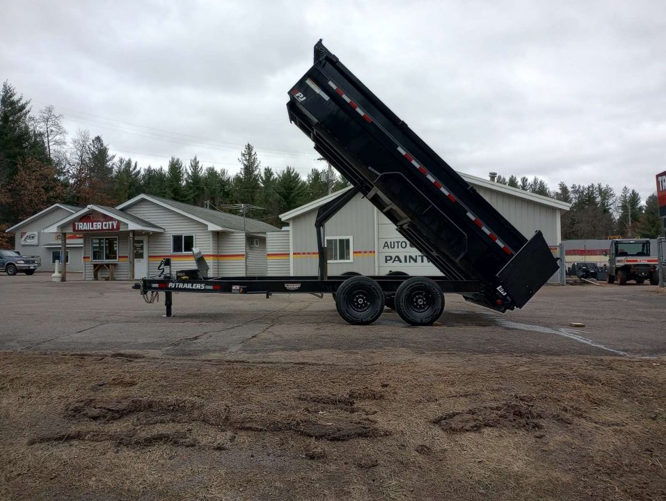 Used 2024 PJ Trailers 83" x 16' DM Dump Trailer