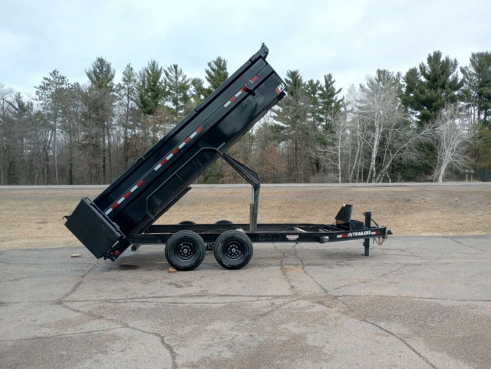 Used 2024 PJ Trailers 83" x 16' DM Dump Trailer