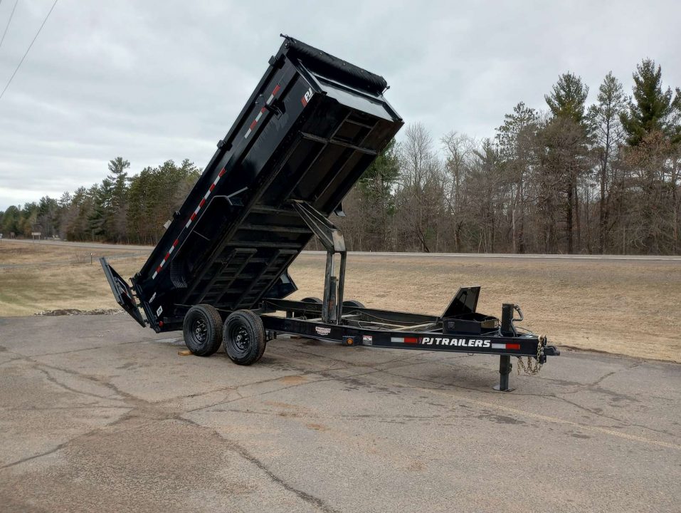 Used 2024 PJ Trailers 83" x 16' DM Dump Trailer