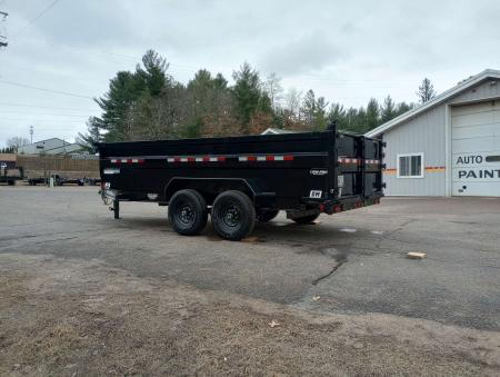 Used 2024 PJ Trailers 83" x 16' DM Dump Trailer