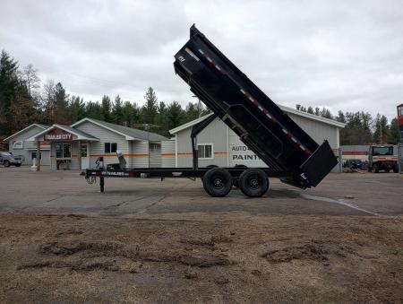 Used 2024 PJ Trailers 83" x 16' DM Dump Trailer