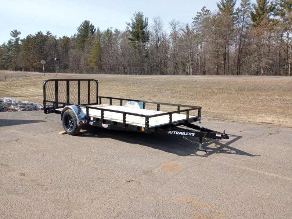 New 2026 PJ Trailers U8 83"X14' Single Axle Utility Trailer