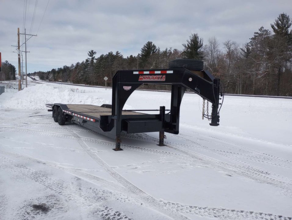 Used 2024 Midsota TBWB-26 Gooseneck Tilt Trailer