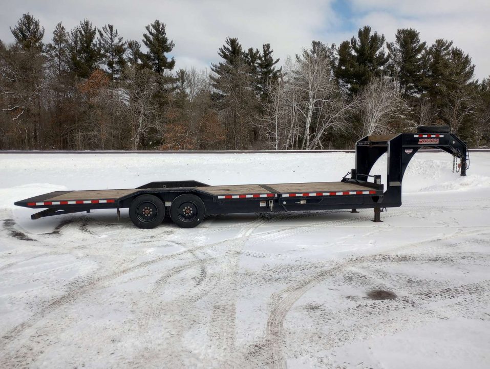 Used 2024 Midsota TBWB-26 Gooseneck Tilt Trailer