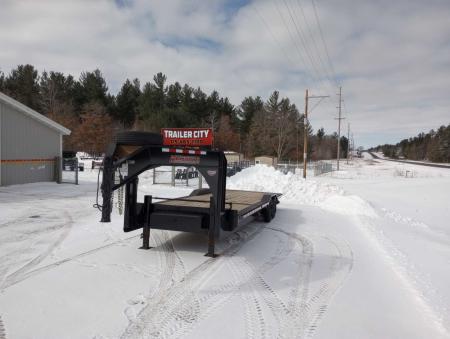 Used 2024 Midsota TBWB-26 Gooseneck Tilt Trailer