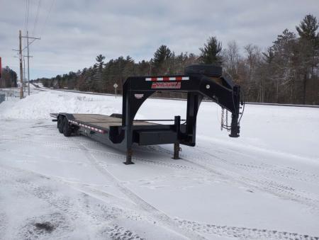 Used 2024 Midsota TBWB-26 Gooseneck Tilt Trailer