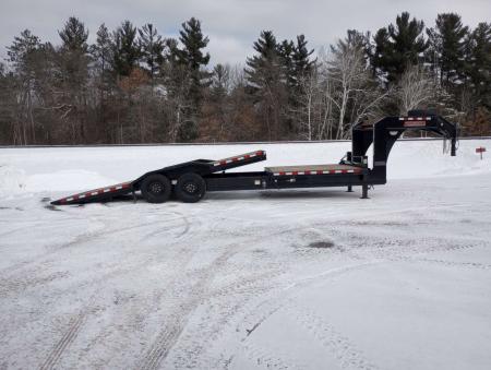 Used 2024 Midsota TBWB-26 Gooseneck Tilt Trailer