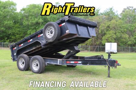 Used 2018 7X12 Lamar Dump Trailer