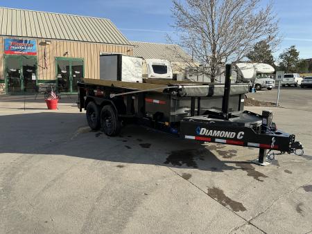 New 2026 DCRC LPT207 7X14 Dump Trailer