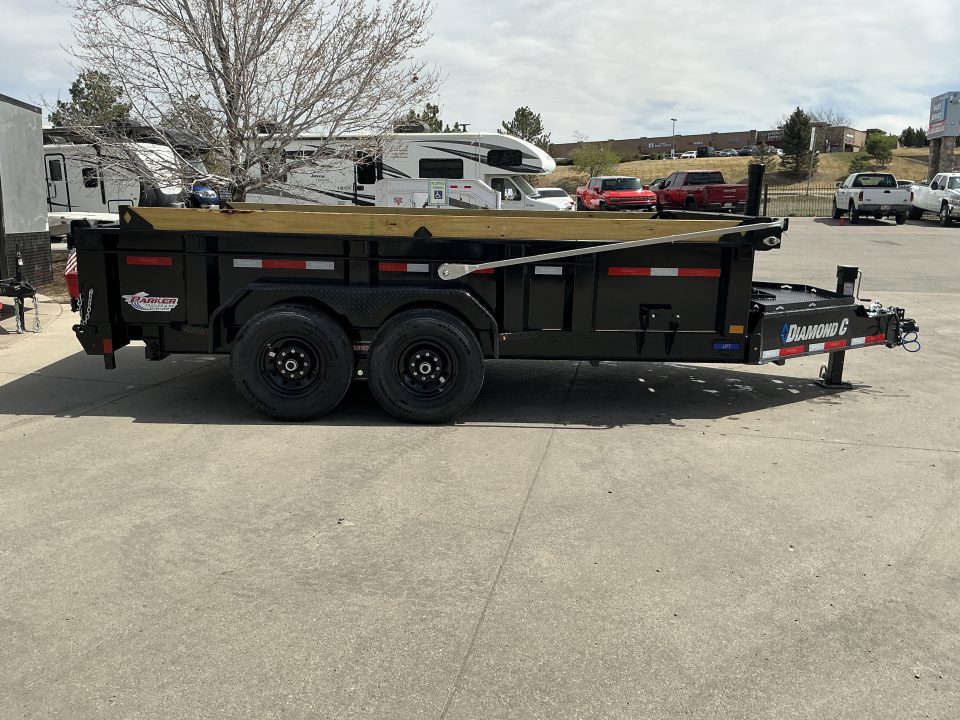 New 2026 DCRC LPT207 7X14 Dump Trailer