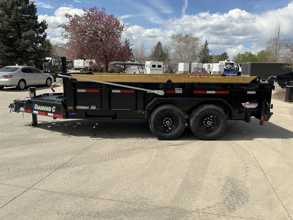 New 2026 DCRC LPT207 7X14 Dump Trailer