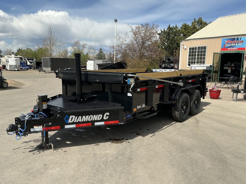 New 2026 DCRC LPT207 7X14 Dump Trailer