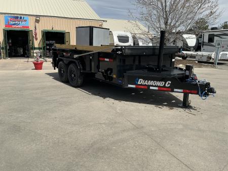 New 2026 DCRC LPT207 7X14 Dump Trailer