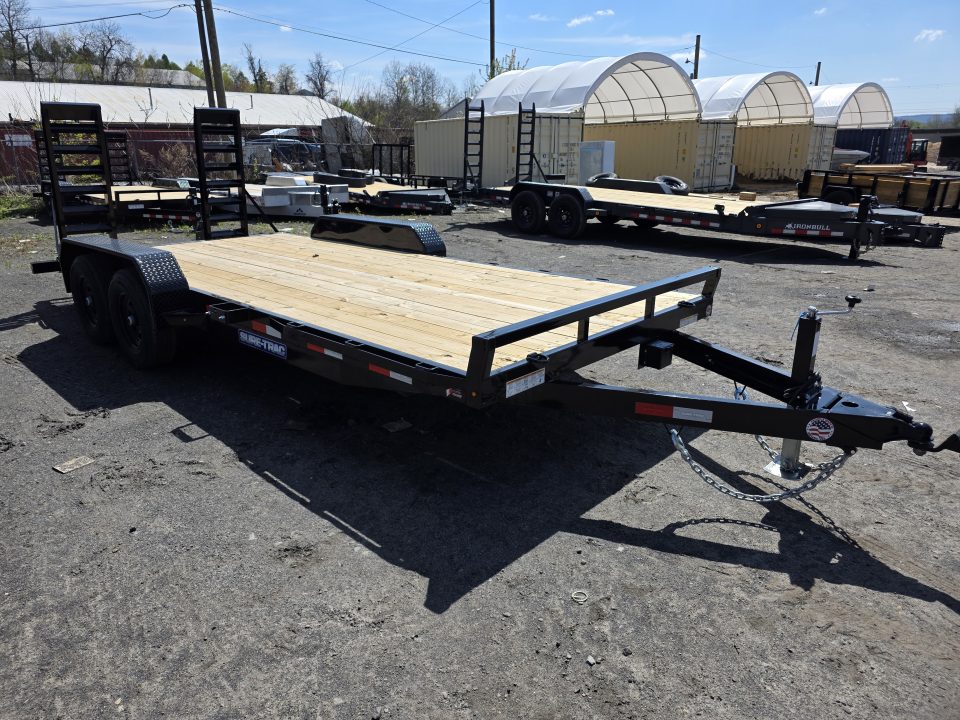 New 2026 Sure-Trac 7X18 10K - KNEE RAMPS Equipment Trailer