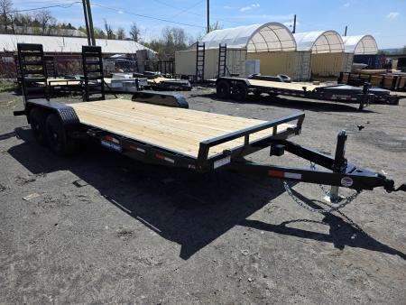 New 2026 Sure-Trac 7X18 10K - KNEE RAMPS Equipment Trailer