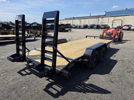New 2026 Sure-Trac 7X18 10K - KNEE RAMPS Equipment Trailer