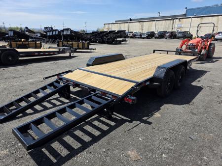 New 2026 Sure-Trac 7X18 10K - KNEE RAMPS Equipment Trailer