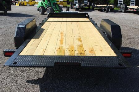 New 2026 Moritz 7' x 16' + 4' Low Pro - Gravity Tilt - Tilt Trailer - 14000# GVW