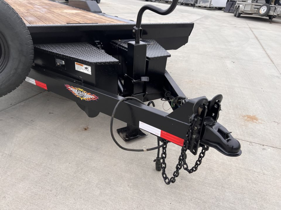 Used USED 2025 H&H Speedloader 24’ POWER TILT, Key fob Remote, Drive Over Fender flatbed EXTRA WIDE 102” 2-7000 lb axles = 14K