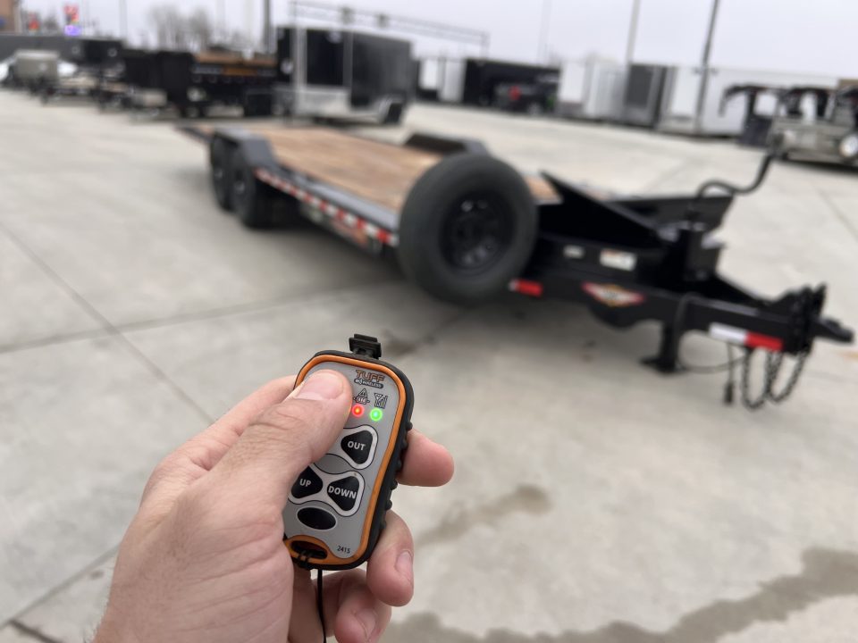 Used USED 2025 H&H Speedloader 24’ POWER TILT, Key fob Remote, Drive Over Fender flatbed EXTRA WIDE 102” 2-7000 lb axles = 14K