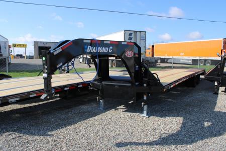 New 2026 Diamond C Trailers 35' 24K GVWR MR STOCK ID 25841 Equipment Trailer