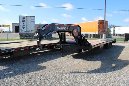 New 2026 Diamond C Trailers 30' MR 25K GVWR STOCK ID 52233 Equipment Trailer