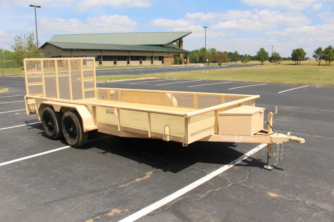 New 2026 Triple R 83x16 TA PIPETOP W/BRAKE Utility Trailer