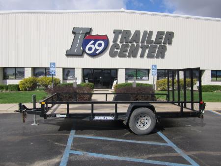 Used 2023 Sure-Trac 7 x 14 ST8214TA-B-050 Utility Trailer 5K
